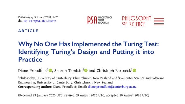 Why No One Has Implemented the Turing Test: Identifying Turing’s Design and Putting it into Practice