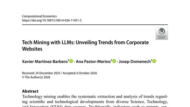 Tech Mining with LLMs: Unveiling Trends from Corporate Websites