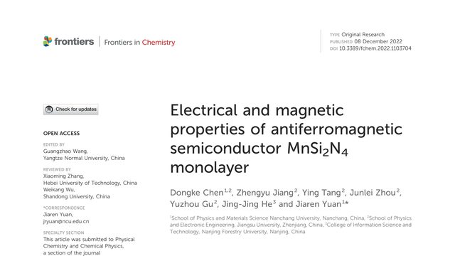 Electrical and magnetic properties of antiferromagnetic semiconductor MnSi2N4 monolayer