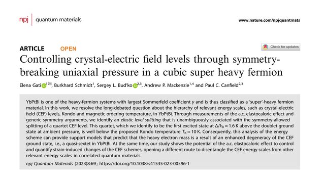 Controlling crystal-electric field levels through symmetry-breaking uniaxial pressure in a cubic super heavy fermion