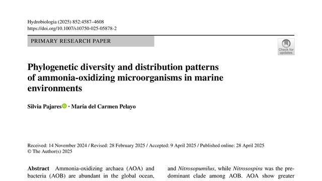 Phylogenetic diversity and distribution patterns of ammonia-oxidizing microorganisms in marine environments
