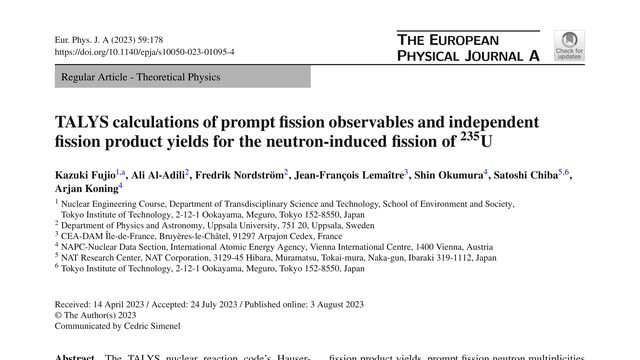 TALYS calculations of prompt fission observables and independent fission product yields for the neutron-induced fission of $$^{235}$$U