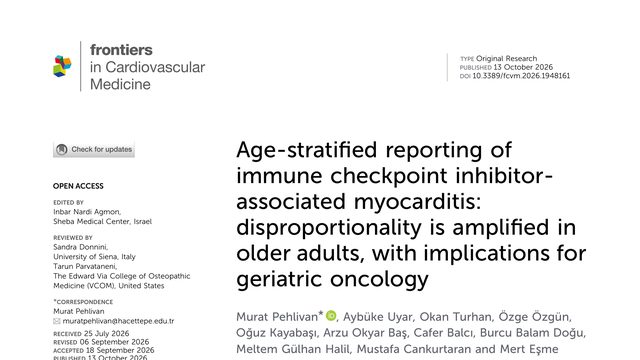 Age-stratified reporting of immune checkpoint inhibitor-associated myocarditis: disproportionality is amplified in older adults, with implications for geriatric oncology