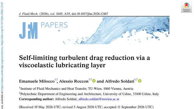 Self-limiting turbulent drag reduction via a viscoelastic lubricating layer